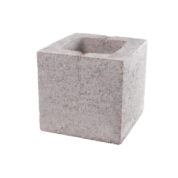 Bloque Mitad Liso de Hormigón